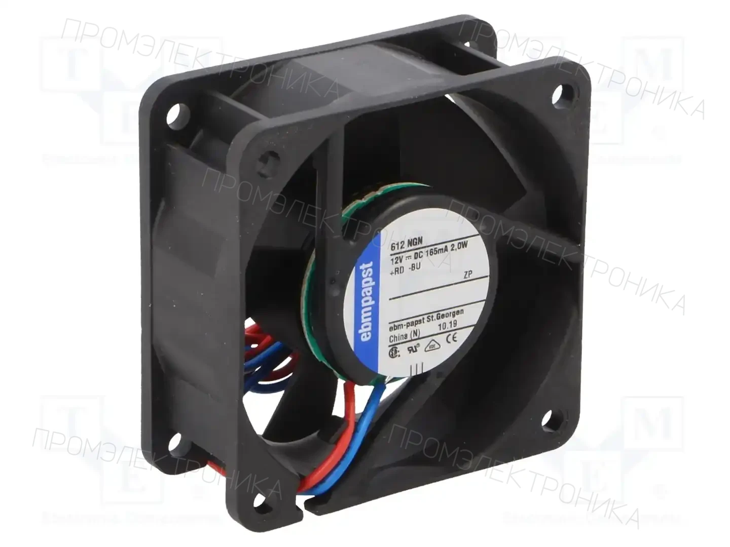 EBM-PAPST 612NGN — Вентиляторы DC 12V
