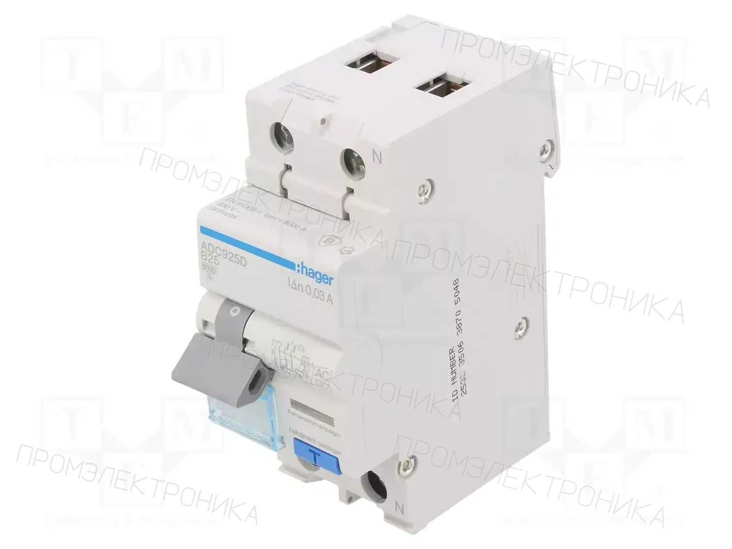 HAGER ADC925D — Дифференциальные выключатели
