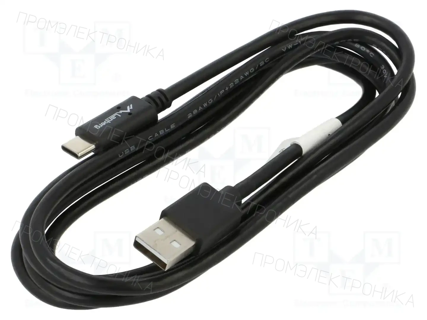 LANBERG CA-USBO-15CU-0018-BK — Кабели и адаптеры USB