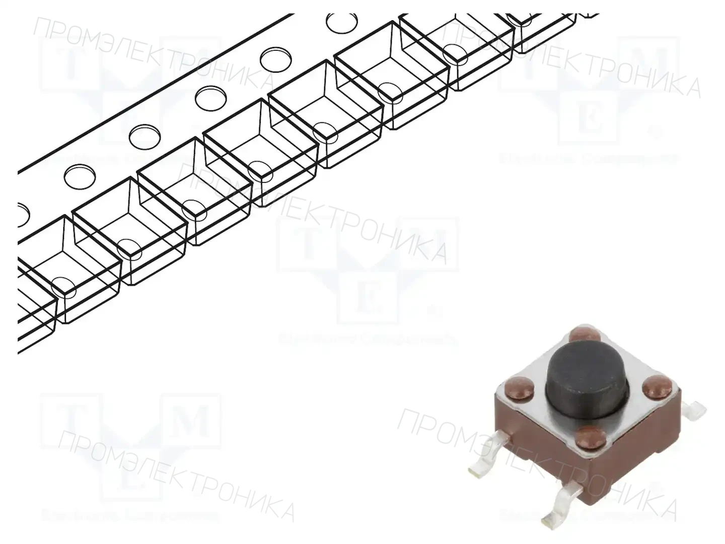 TE Connectivity FSM4JSMATR — Микропереключатели TACT