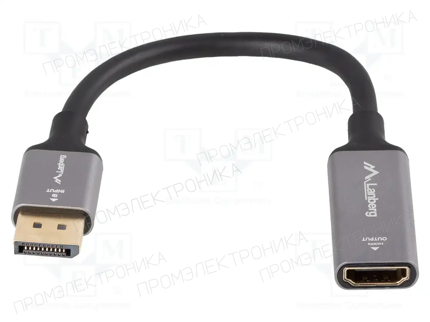 LANBERG AD-DP-HD-02 — Кабели и адаптеры HDMI, DVI, DisplayPort