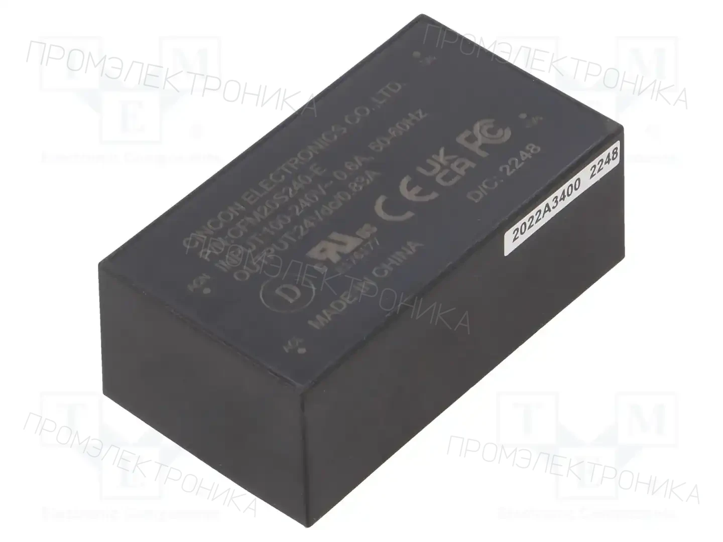 CINCON CFM20S240-E — Преобразователи AC/DC для PCB
