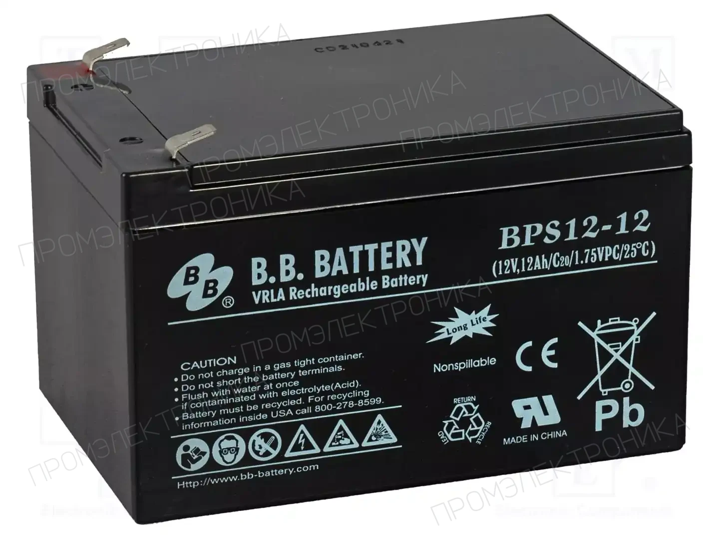 B.B. Battery BPS 12-12 — Аккумуляторы кислотные