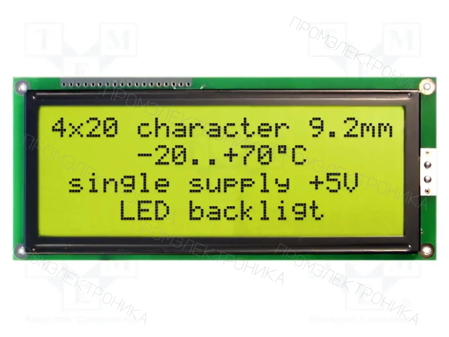 DISPLAY VISIONS EA W204-BNLED — Дисплеи LCD буквенно-цифровые