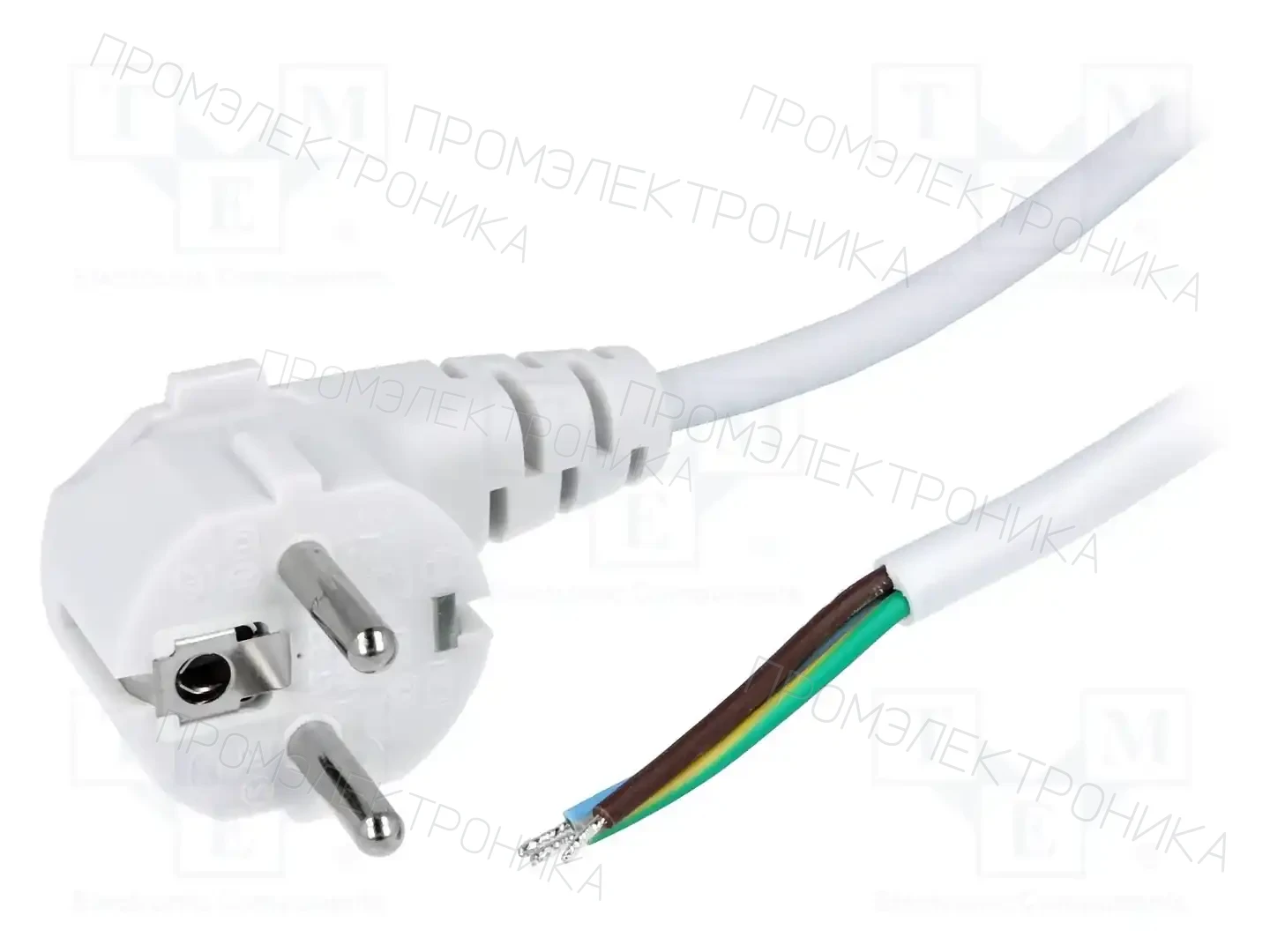 LIAN DUNG LT322 H05VV-F 3X0.75 1.8M WHT — Кабели питания компьютерные и универс