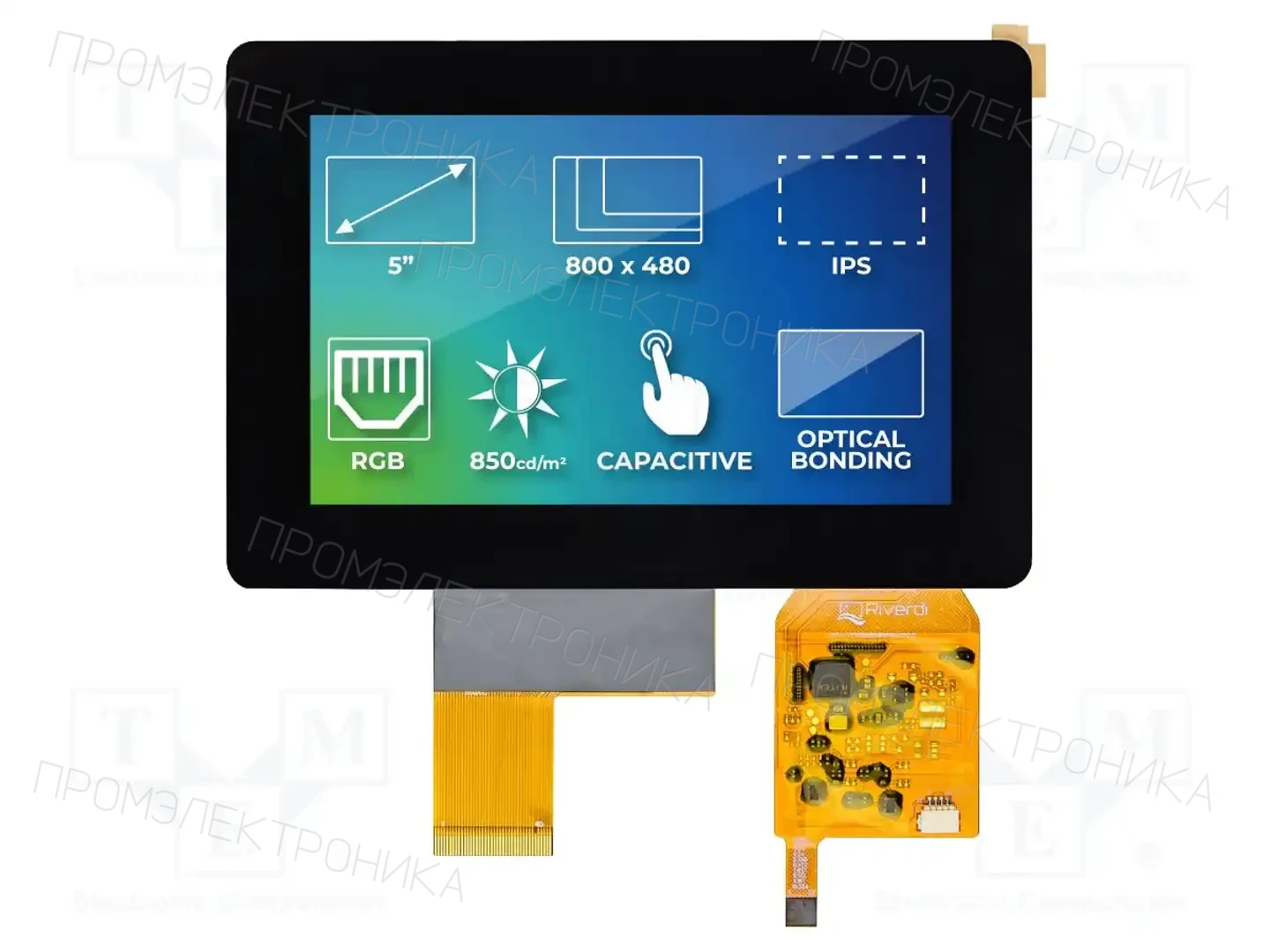 Riverdi SM-RVT50HQTNWC00-B — Дисплеи TFT