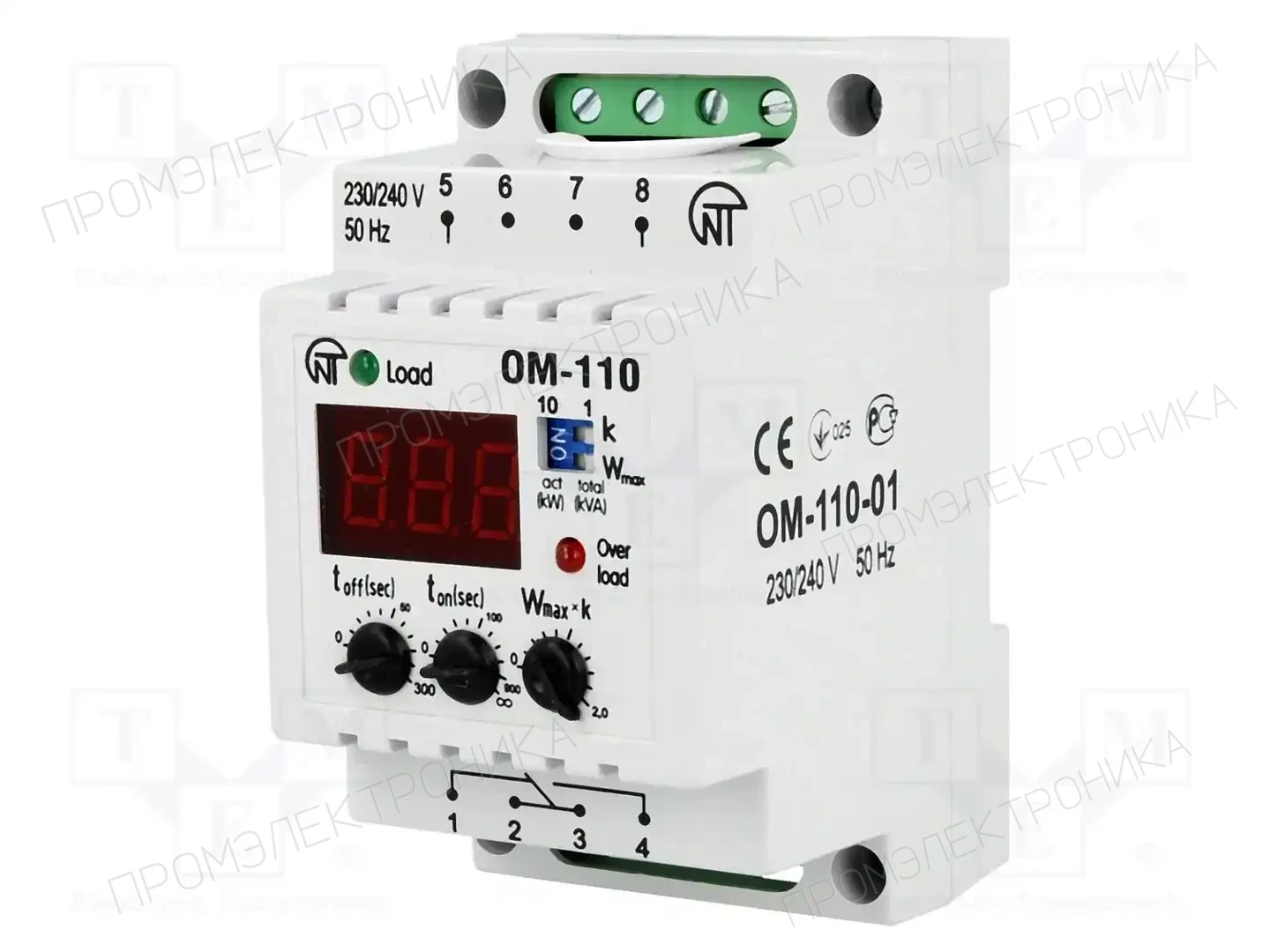 NOVATEK ELECTRO OM-110 — Контрольные реле