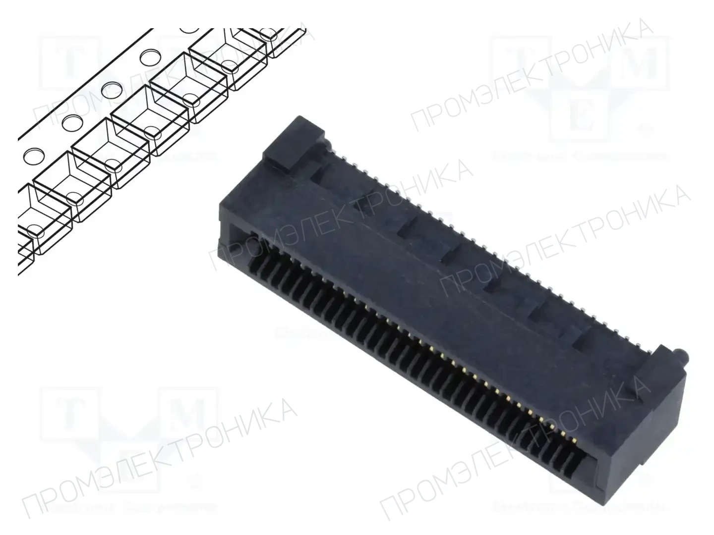 SAMTEC HSEC8-130-01-L-DV-A-K-TR — Разъeмы пластина - пластина