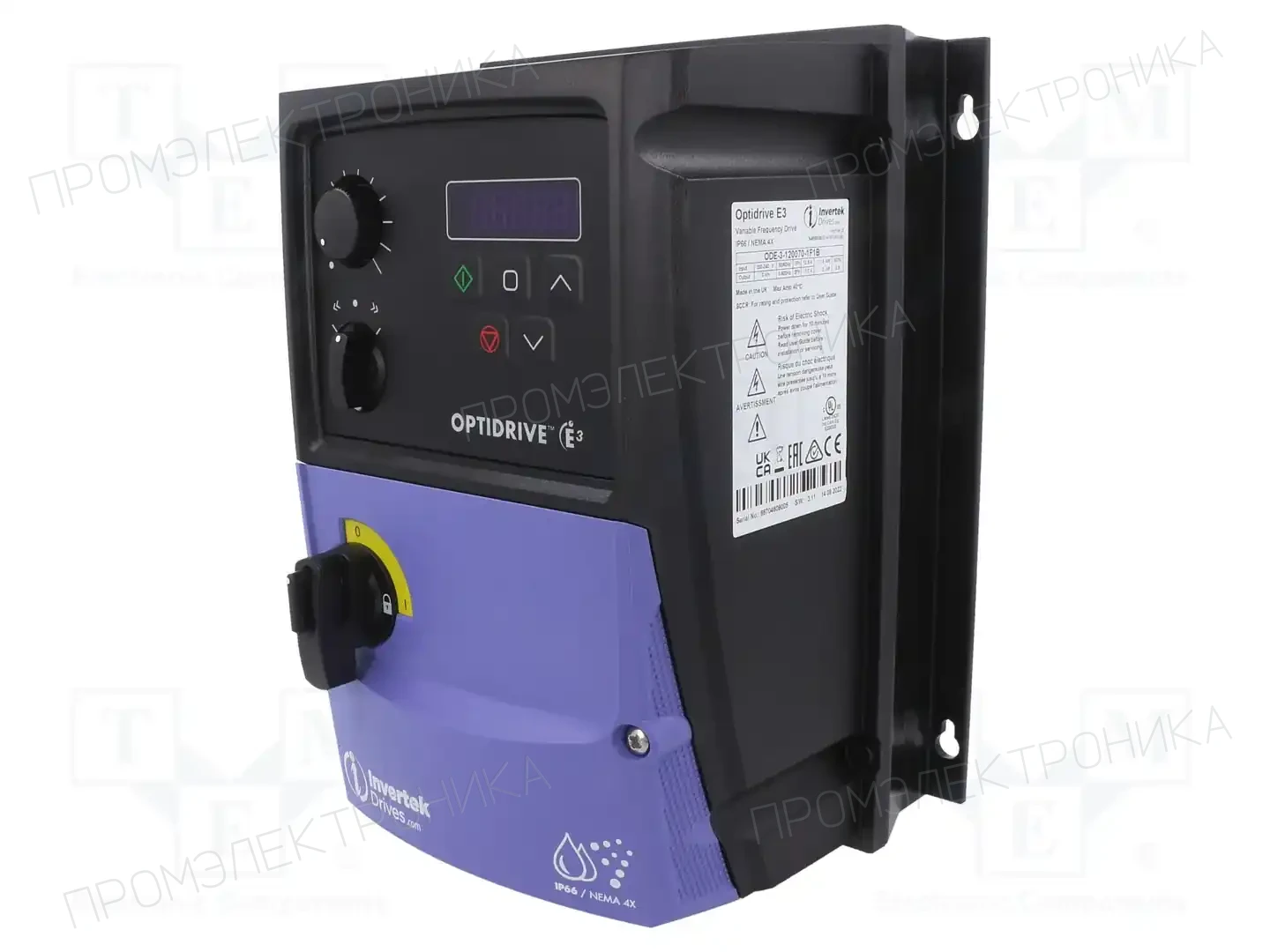 INVERTEK DRIVES ODE-3-120070-1F1B — Однофазные инверторы