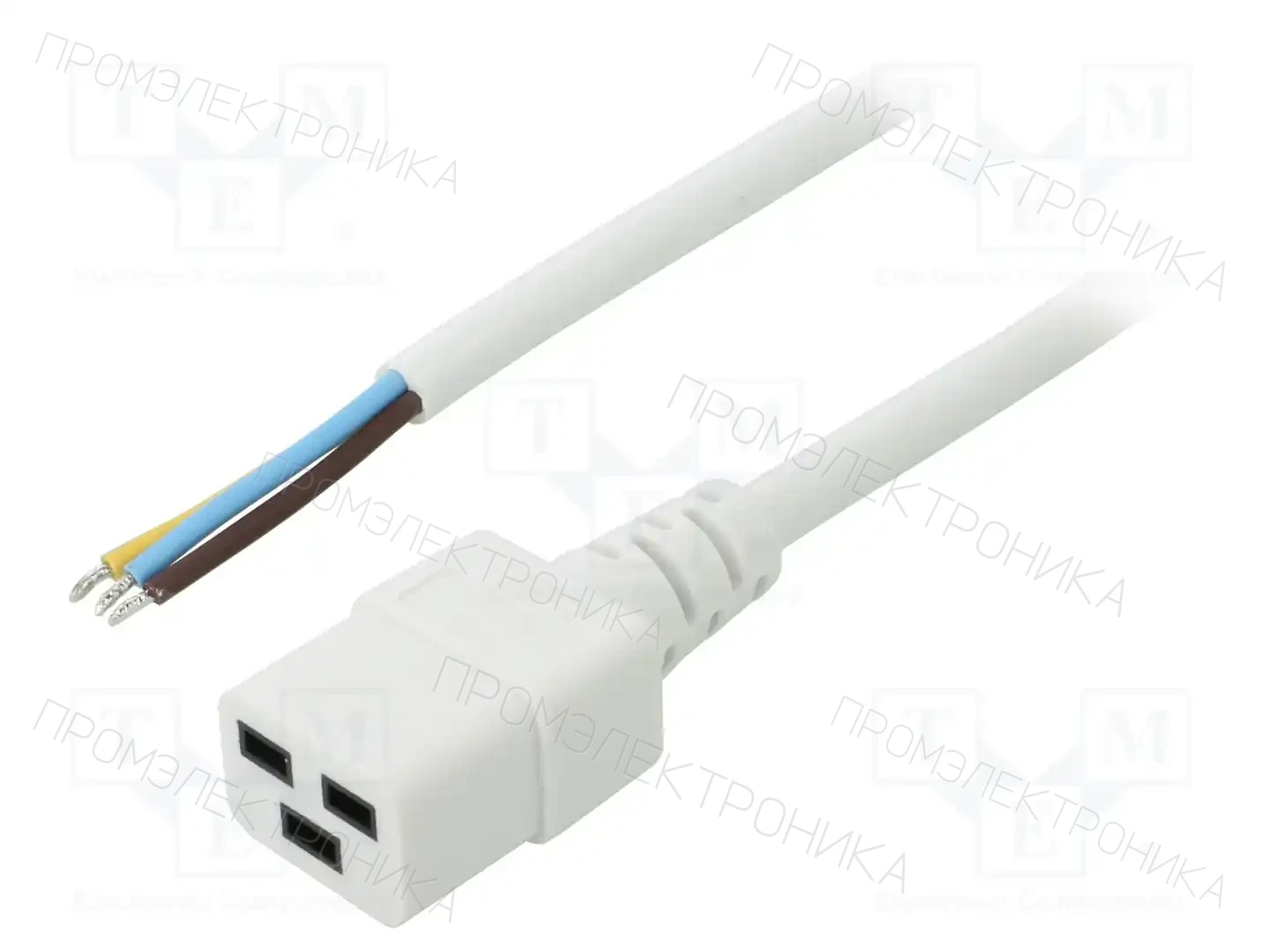 LIAN DUNG LT-549 H05VV-F 3X1.5 WHT 5M END ROJ — Кабели питания компьютерные и универс