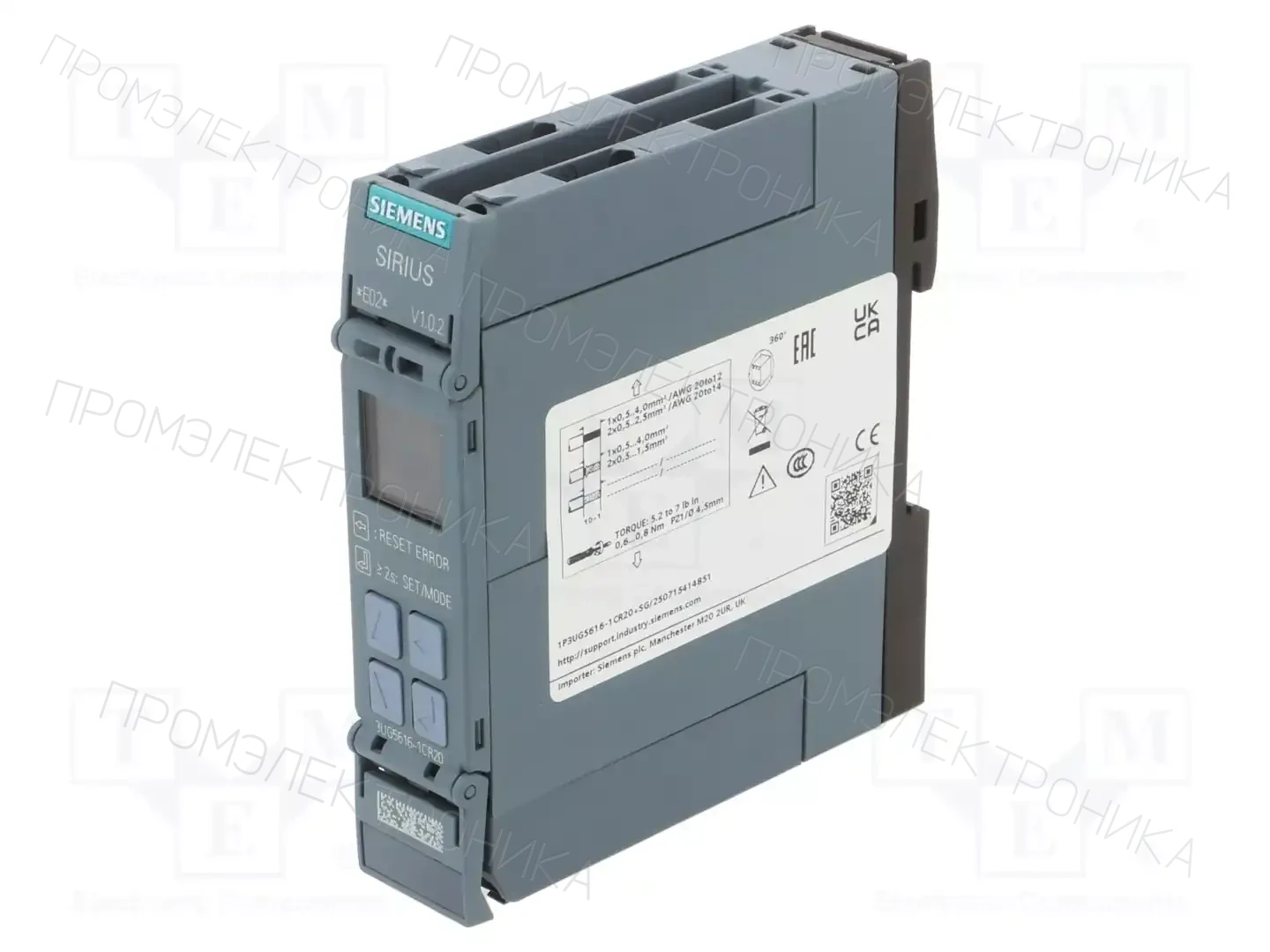 SIEMENS 3UG5616-1CR20 — Контрольные реле