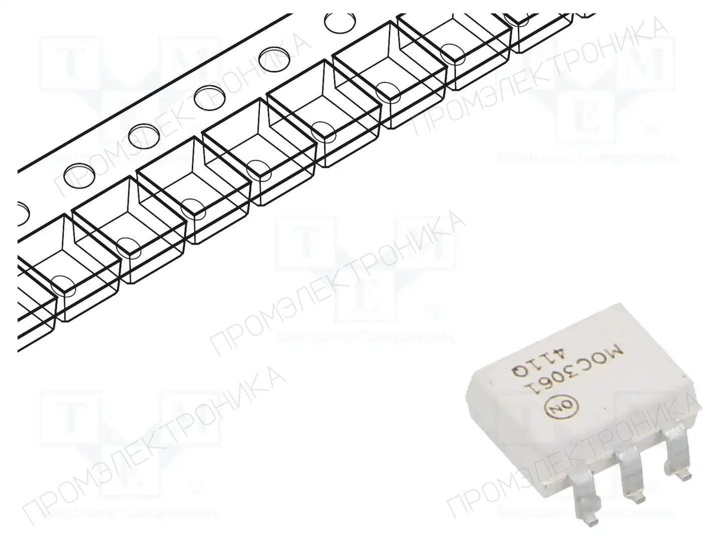 onsemi MOC3061SR2M — Оптотриаки