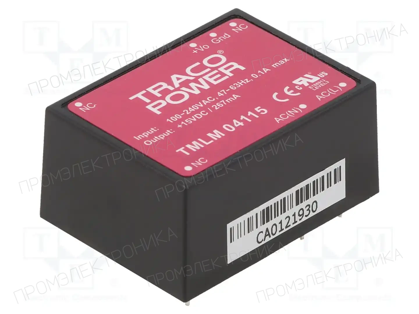 TRACO POWER TMLM 04115 — Преобразователи AC/DC для PCB