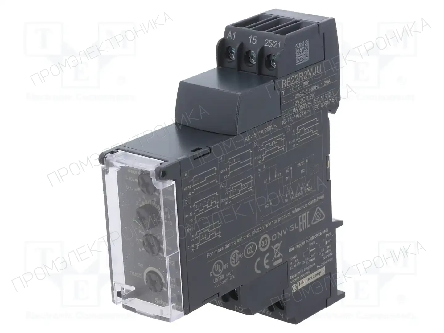 SCHNEIDER ELECTRIC RE22R2MJU — Временные аналоговые реле