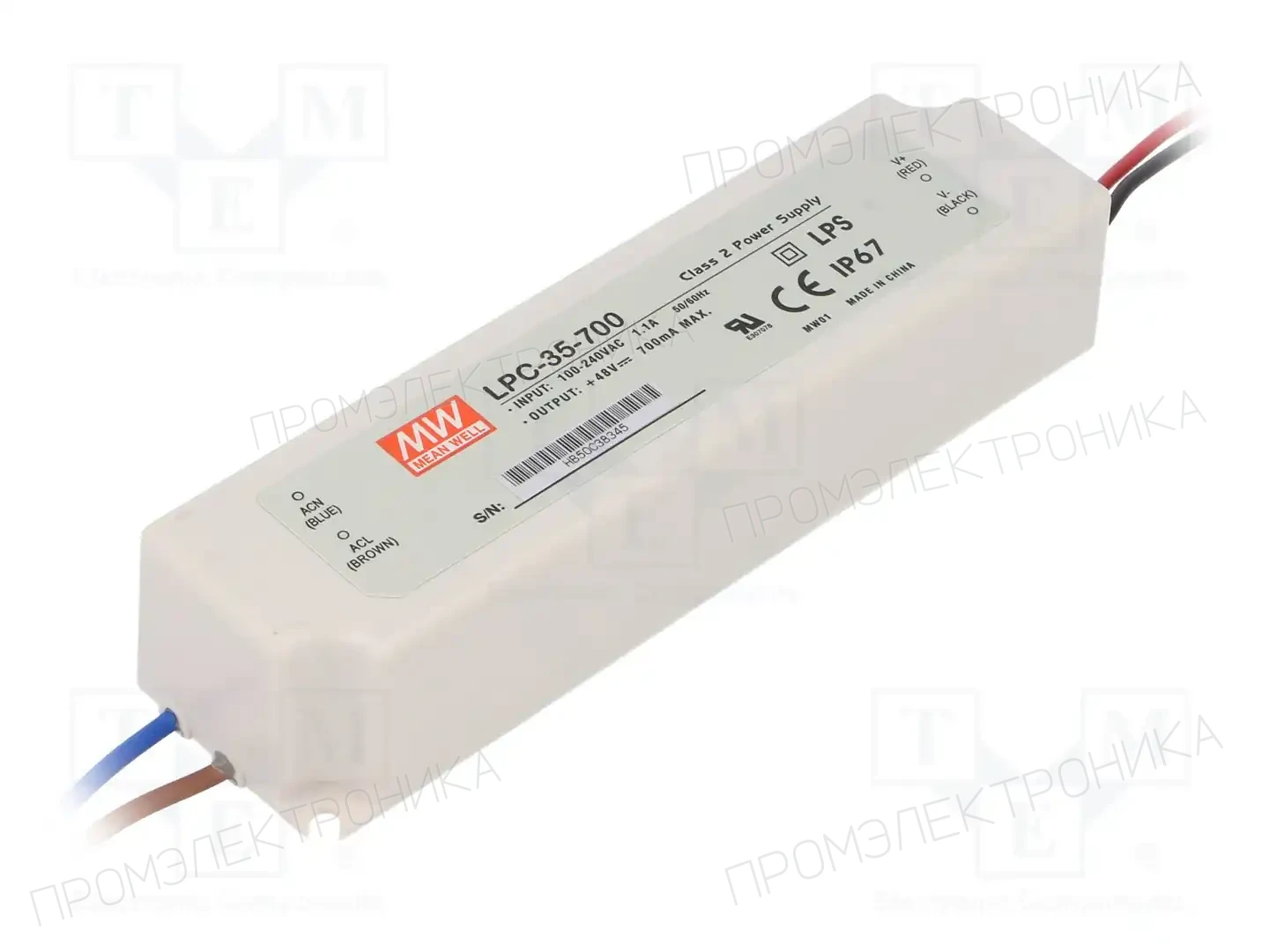MEAN WELL LPC-35-700 — Блоки питания для LED
