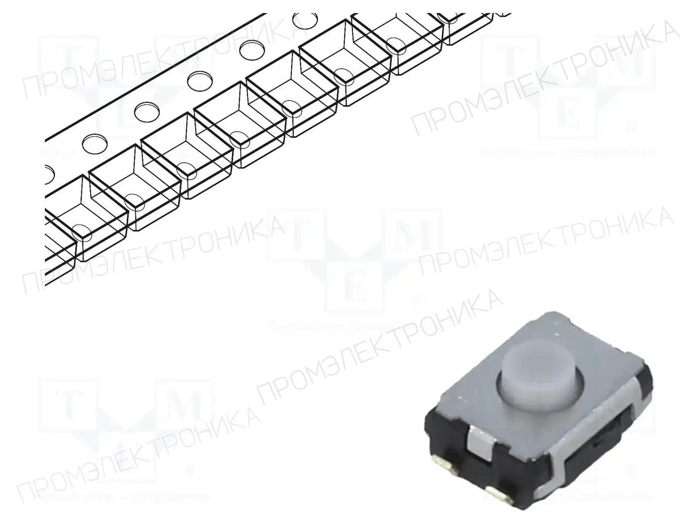 PANASONIC EVQP2K02Q — Микропереключатели TACT