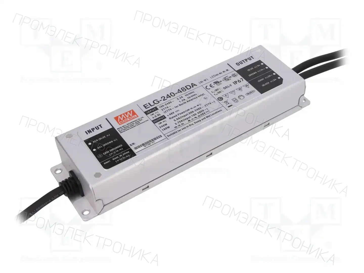 MEAN WELL ELG-240-48DA — Блоки питания для LED