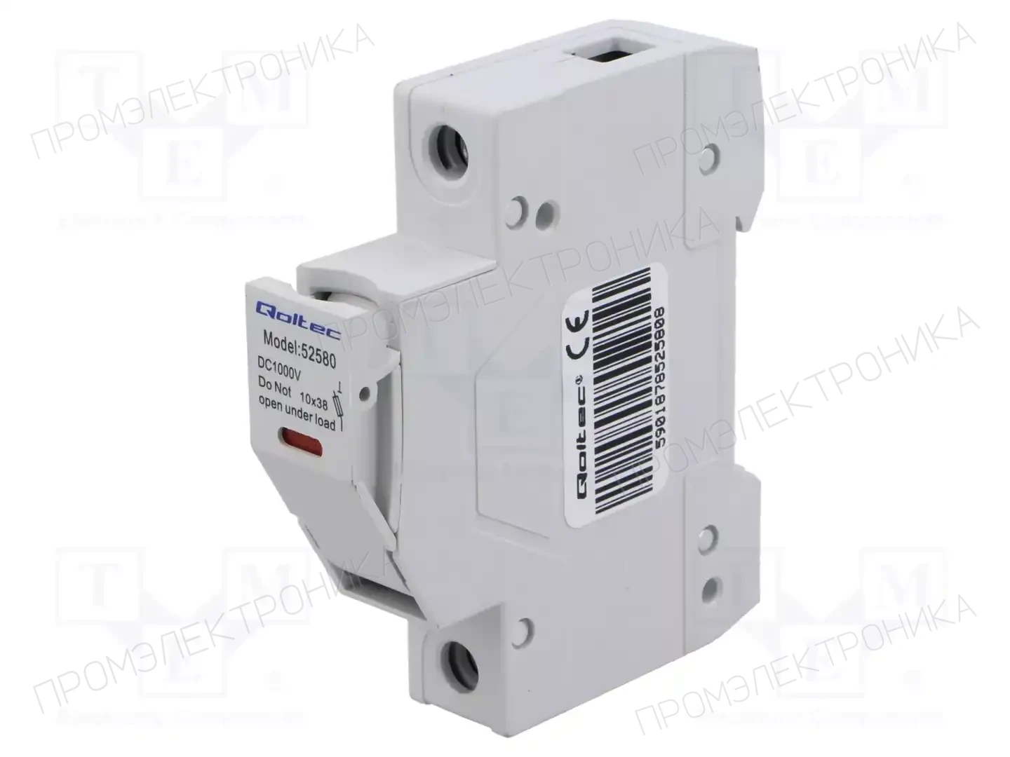 QOLTEC 52580 — Гнезда предохранительные на DIN-рейку