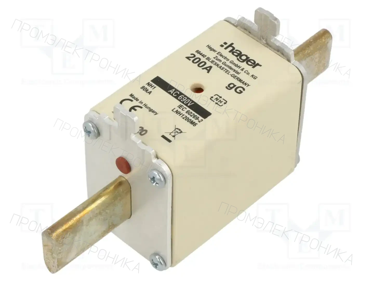 HAGER LNH1200M6 — Предохранители NH