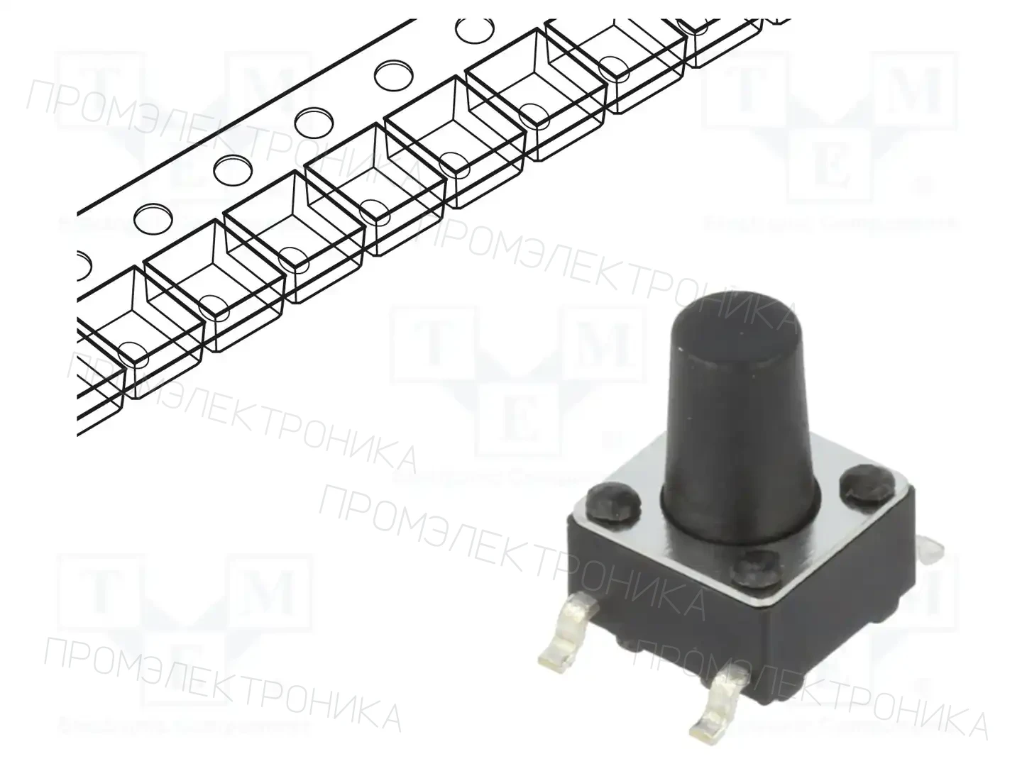 CONNFLY DS1042-03-19KKR16010 — Микропереключатели TACT