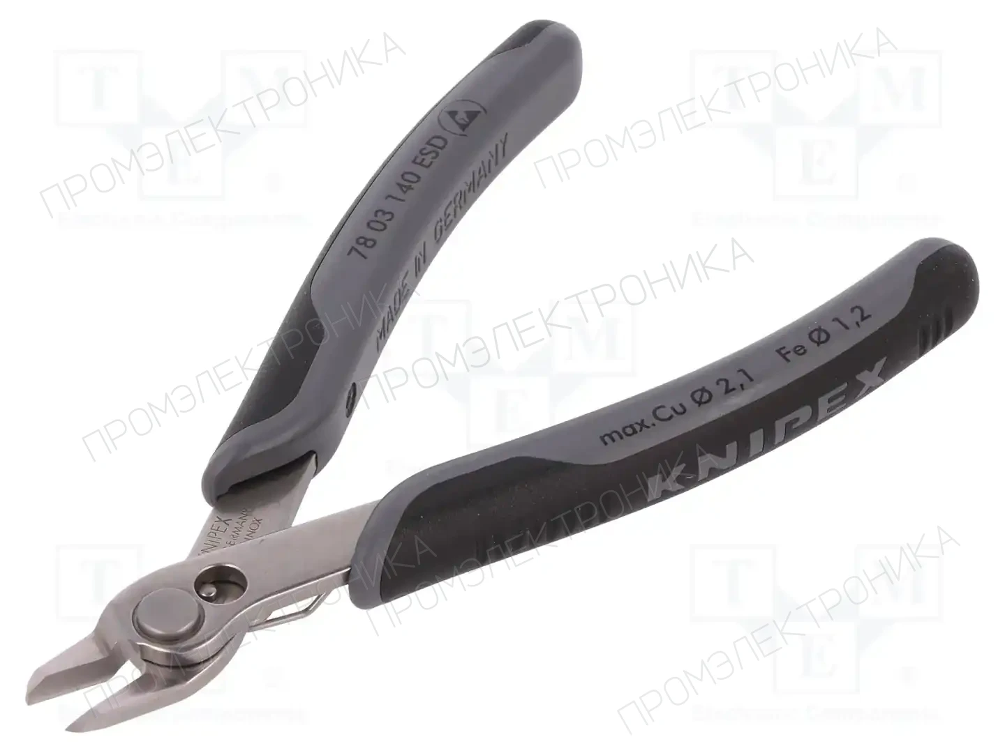 KNIPEX 78 03 140 ESD — Клещи-кусачки для резки