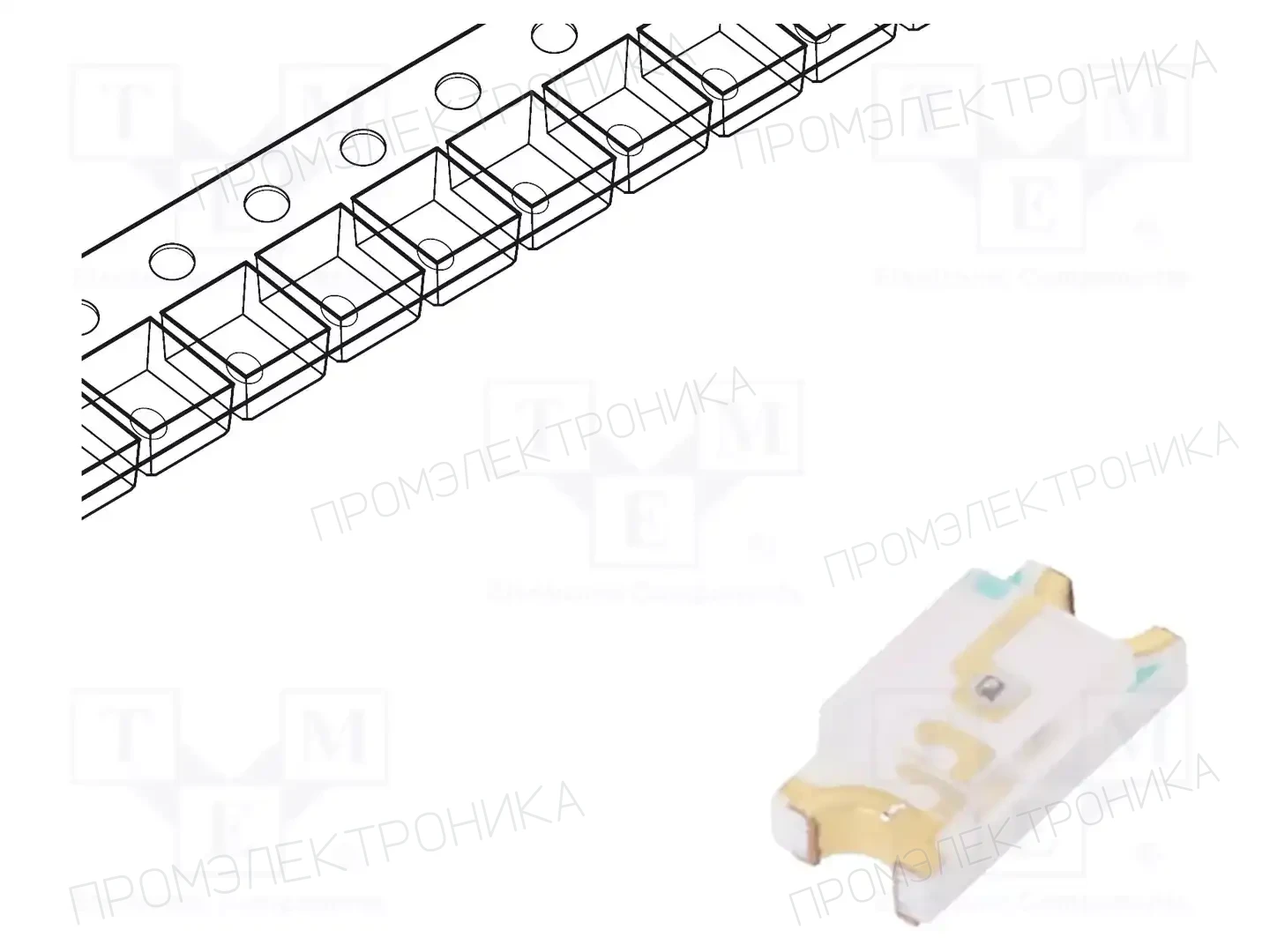 EVERLIGHT 15-21UYC/S530-A2/3T — Светодиоды SMD цветные