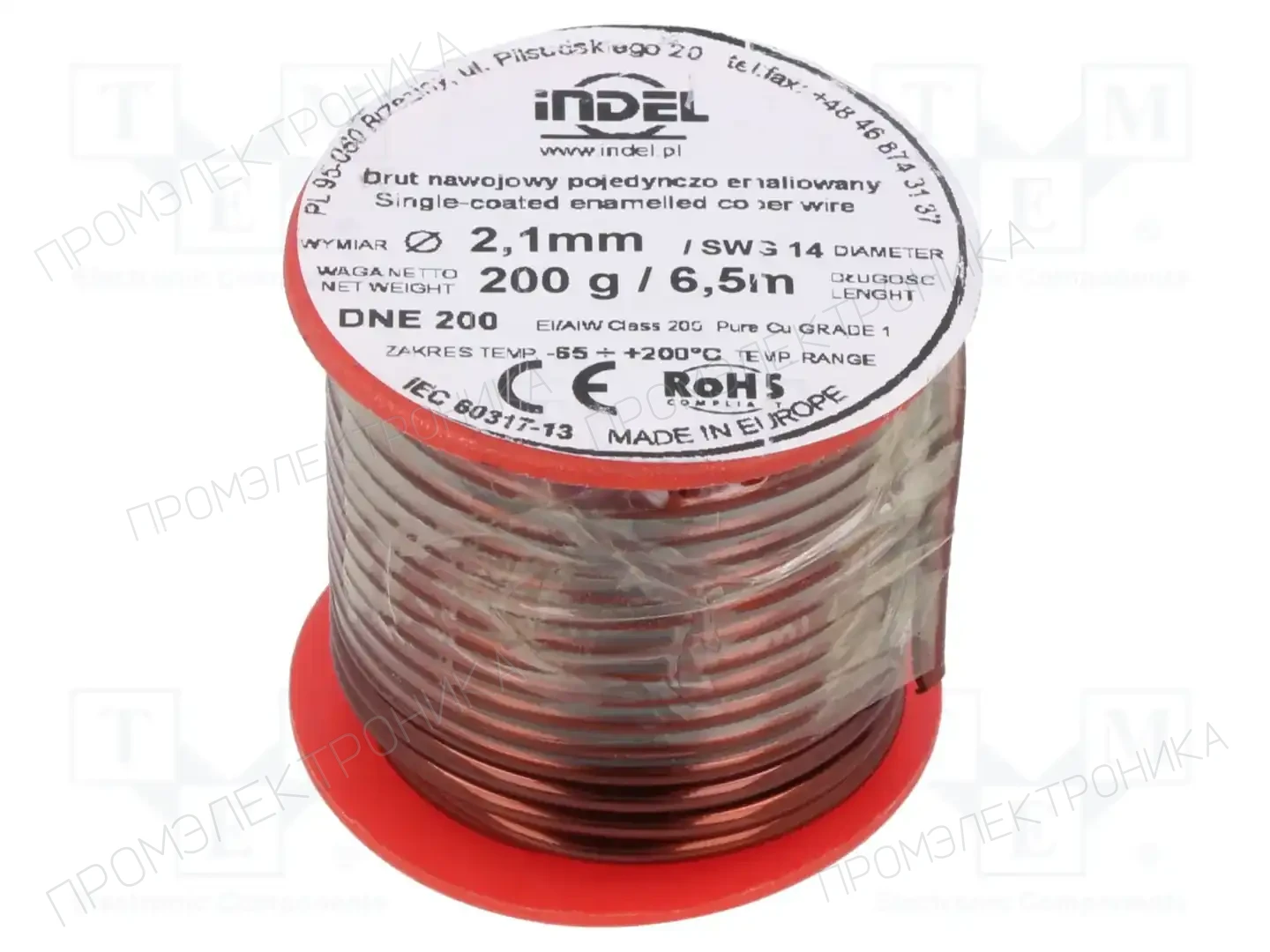 INDEL DNE2,1-200G — Проволока обмоточная