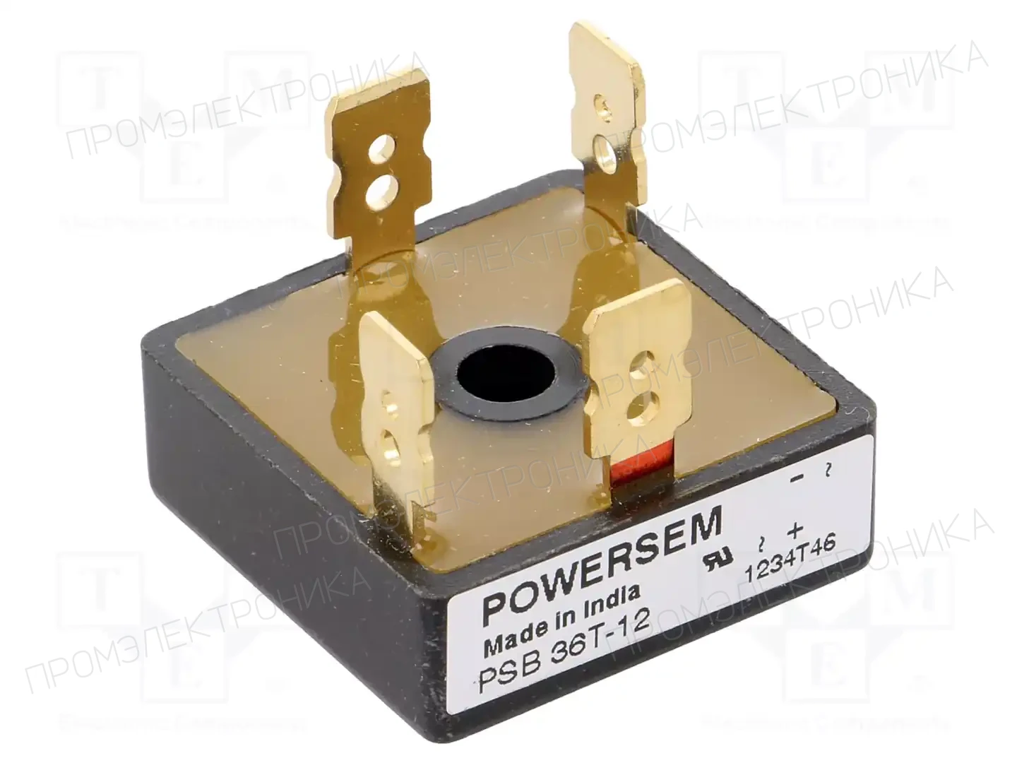 POWERSEM PSB 36T/12 — Однофазные мосты диодные квадратные