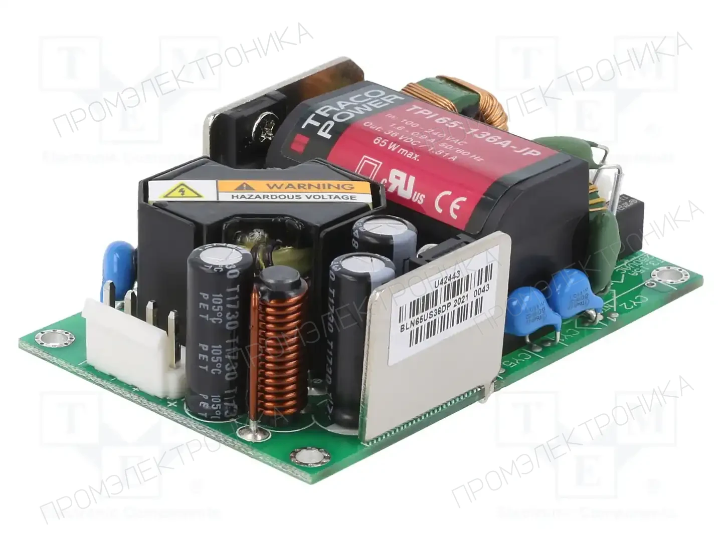 TRACO POWER TPI 65-136A-JP — Открытые блоки питания