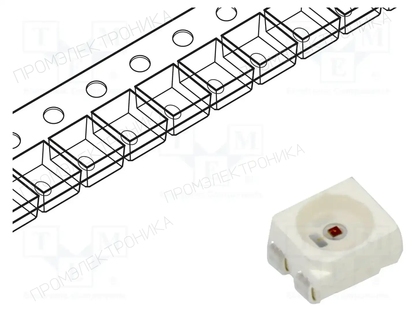 LUCKYLIGHT R3528JVC-C-5C-AM — Светодиоды SMD цветные