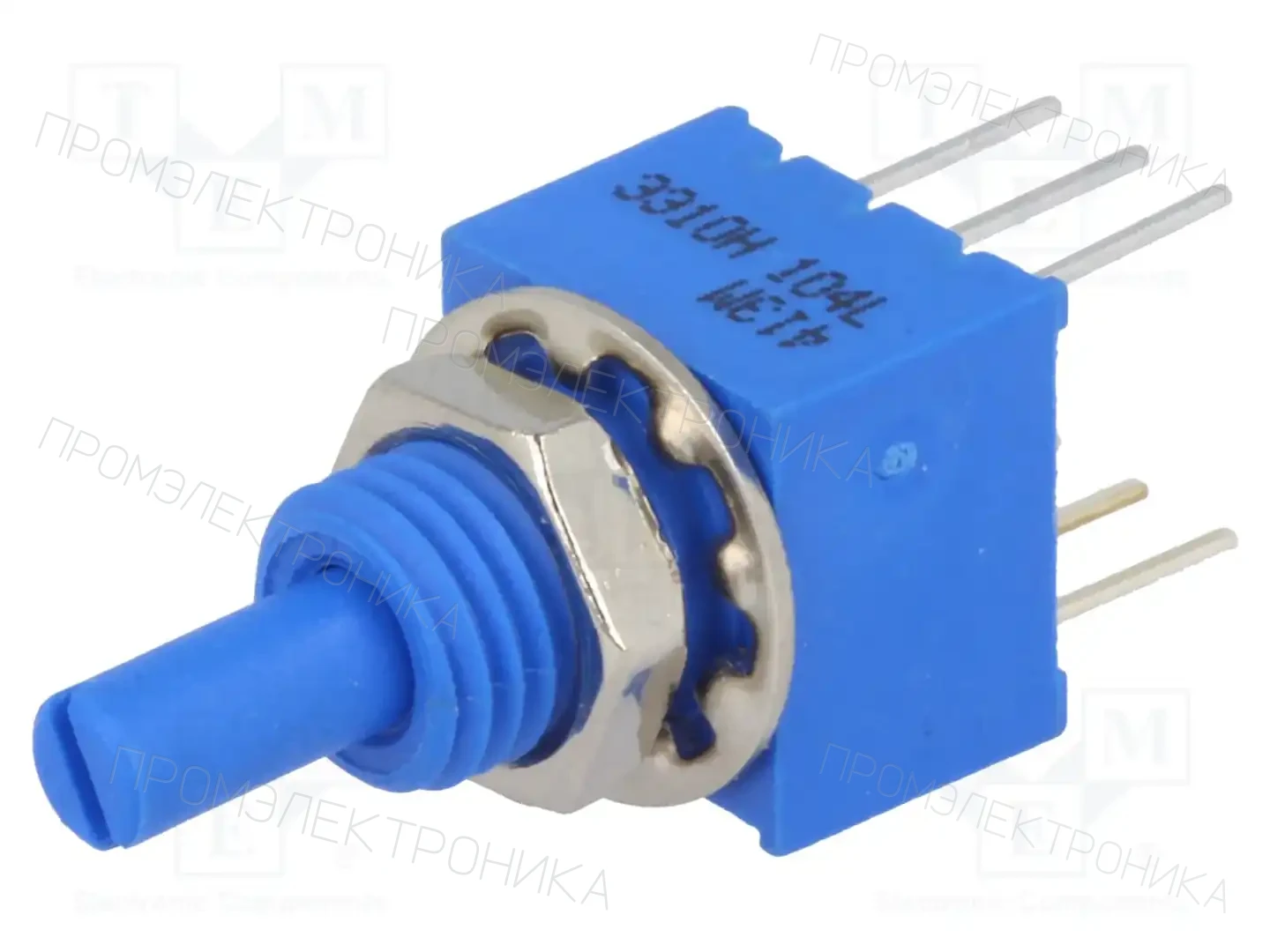 BOURNS 3310H-001-104L — Потенциометры одноооб. из пров. пластика