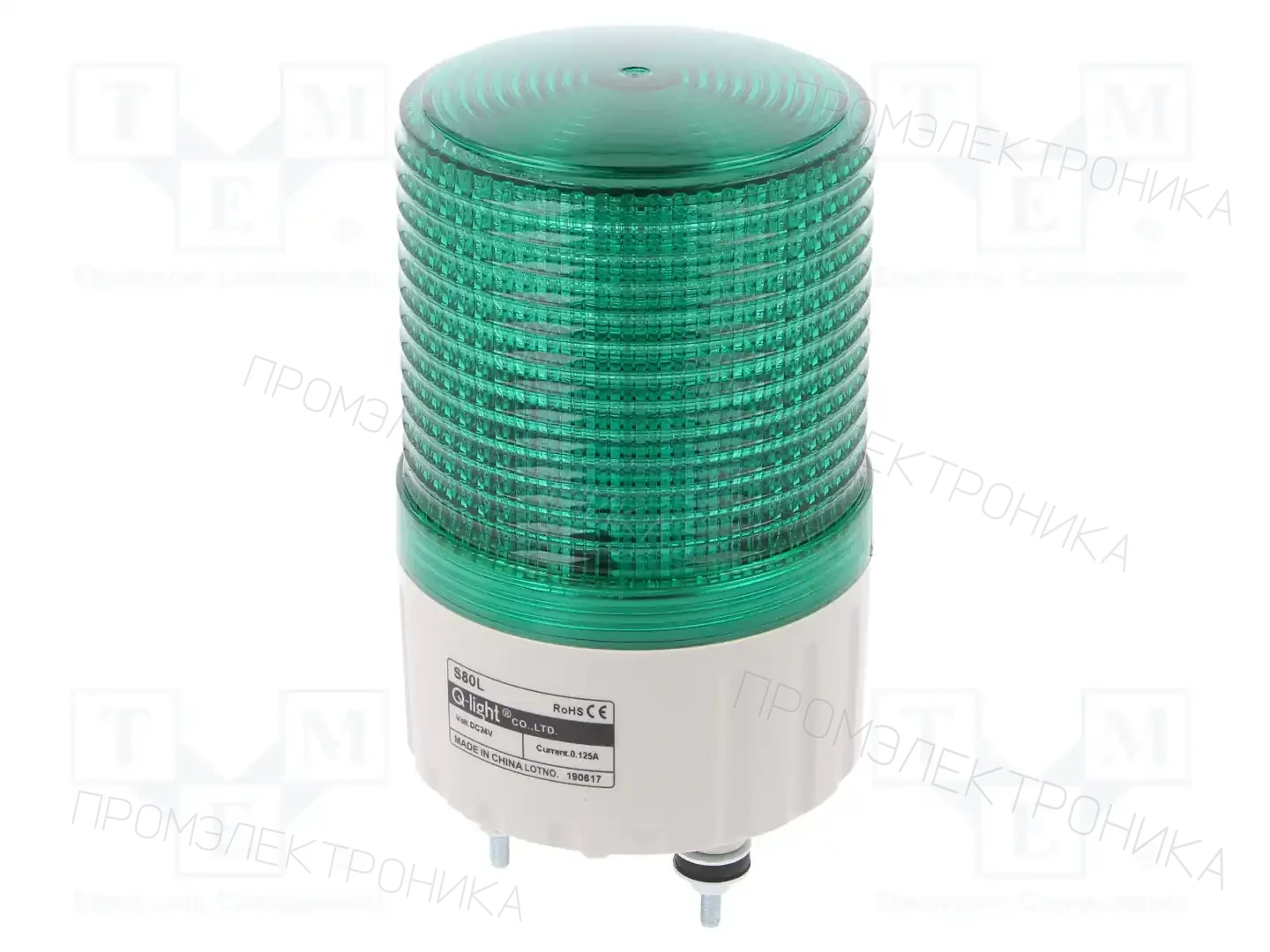 QLIGHT S80L-24-G — Сигнализаторы световые