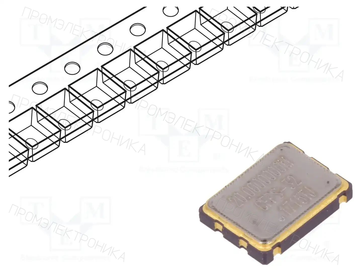 IQD FREQUENCY PRODUCTS LFSPXO025913CUTT — Резонаторы и генераторы