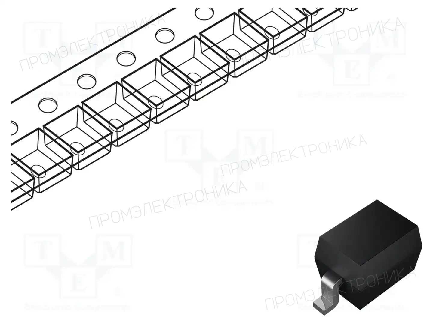 EATON ELECTRONICS STS321150B351 — Диоды TVS SMD двунаправленные