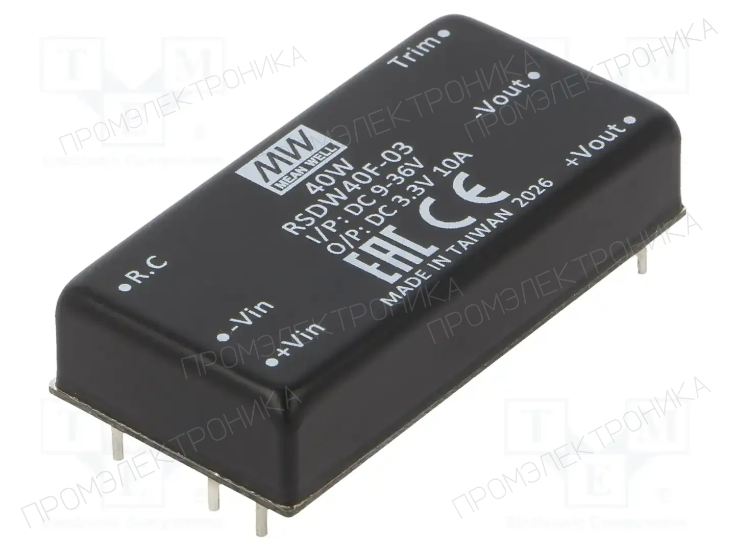 MEAN WELL RSDW40F-03 — Преобразователи DC/DC