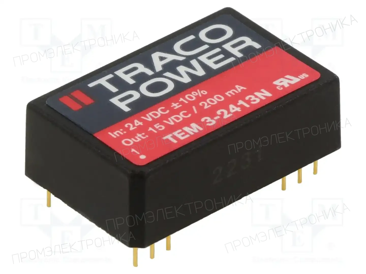 TRACO POWER TEM 3-2413N — Преобразователи DC/DC