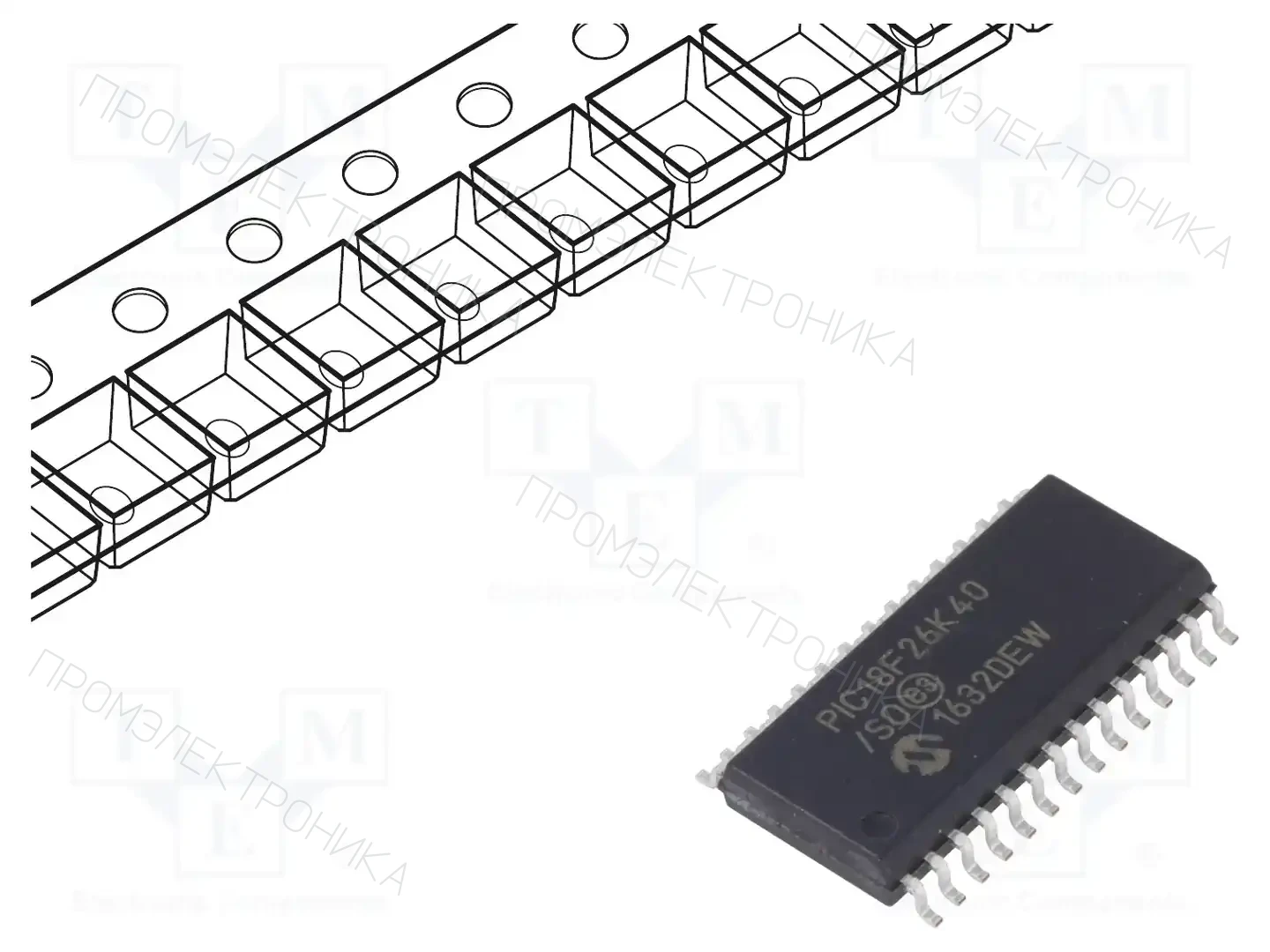 Microchip Technology PIC18F26K40-I/SO — Линейка PIC 8-bit