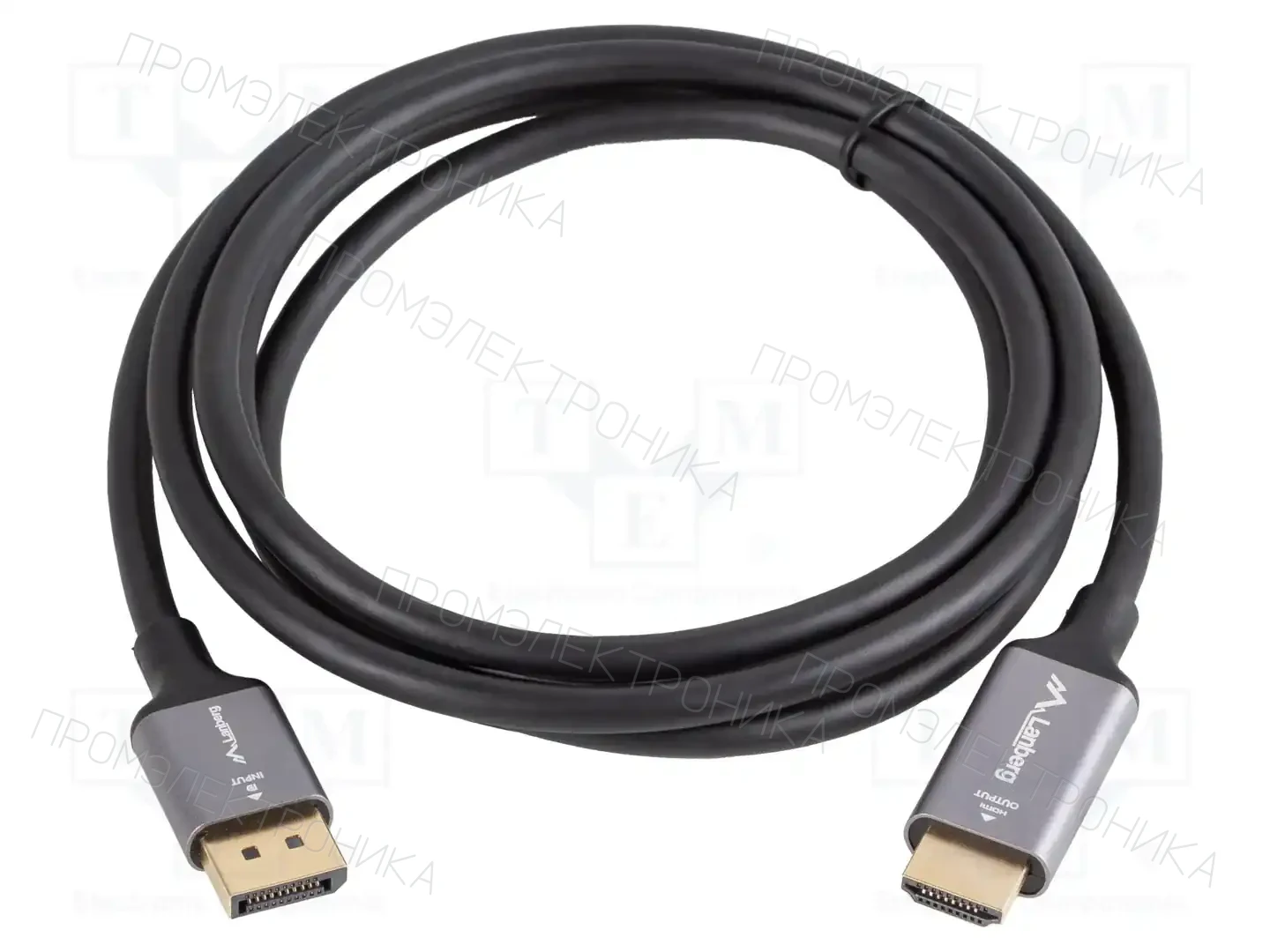 LANBERG CA-DPHD-20CU-0018-BK — Кабели и адаптеры HDMI, DVI, DisplayPort