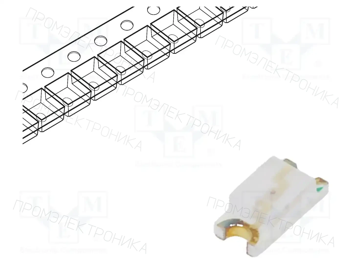 NTE Electronics NTE30074 — Светодиоды SMD цветные