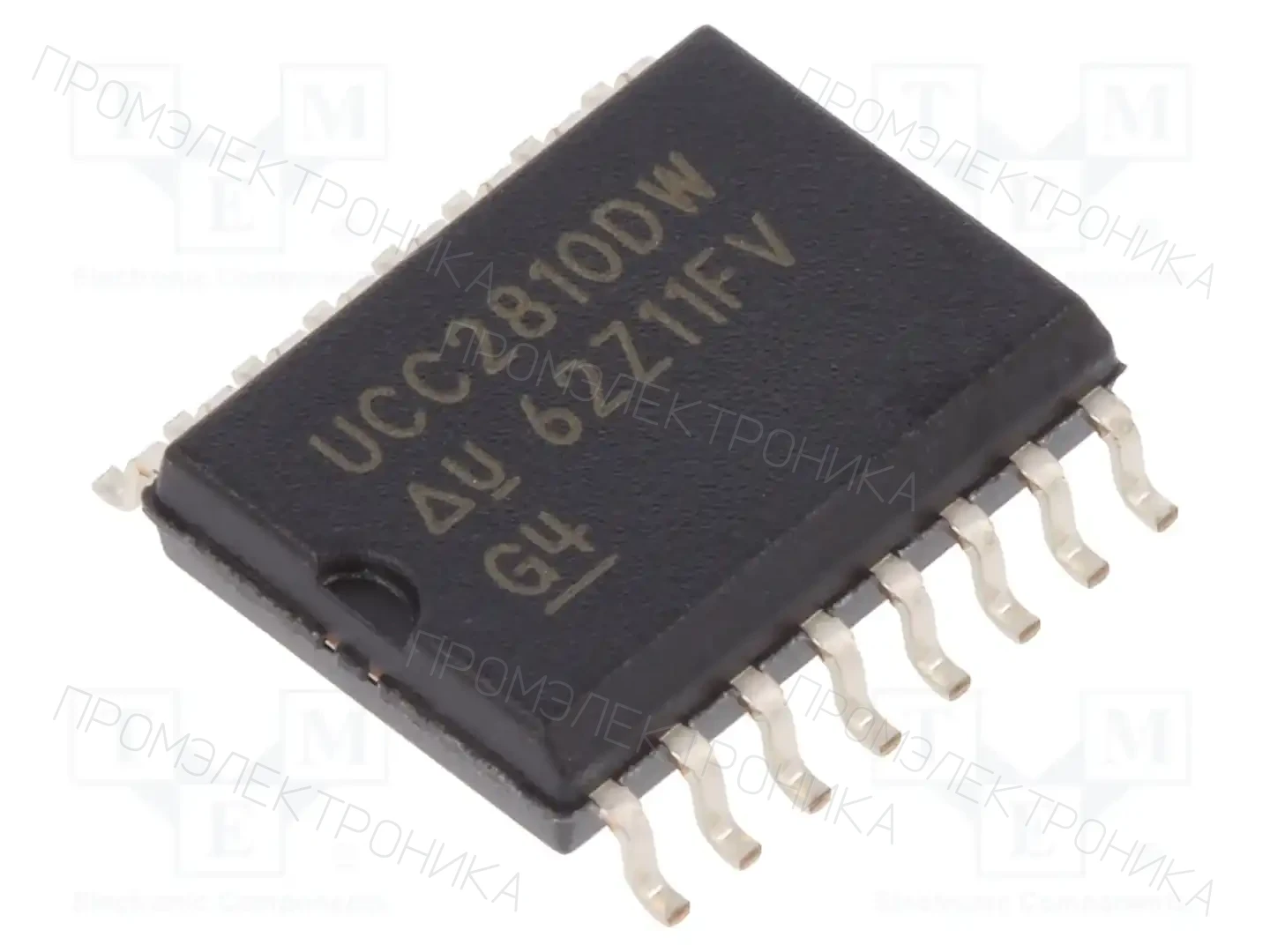 Texas Instruments UCC2810DW — Регуляторы напряжения - микросхемы ШИМ