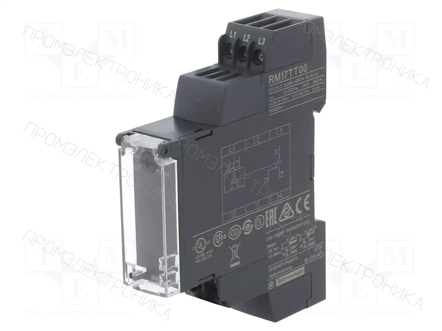 SCHNEIDER ELECTRIC RM17TT00 — Контрольные реле