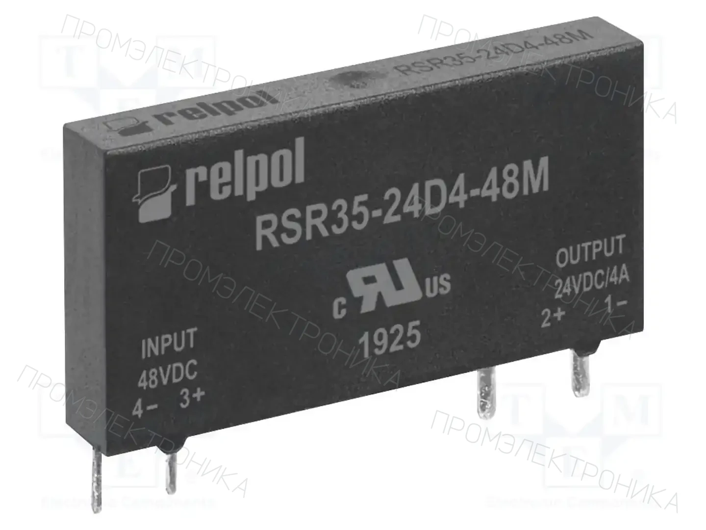 RELPOL RSR35-24D4-48M — Реле SSR однофазные