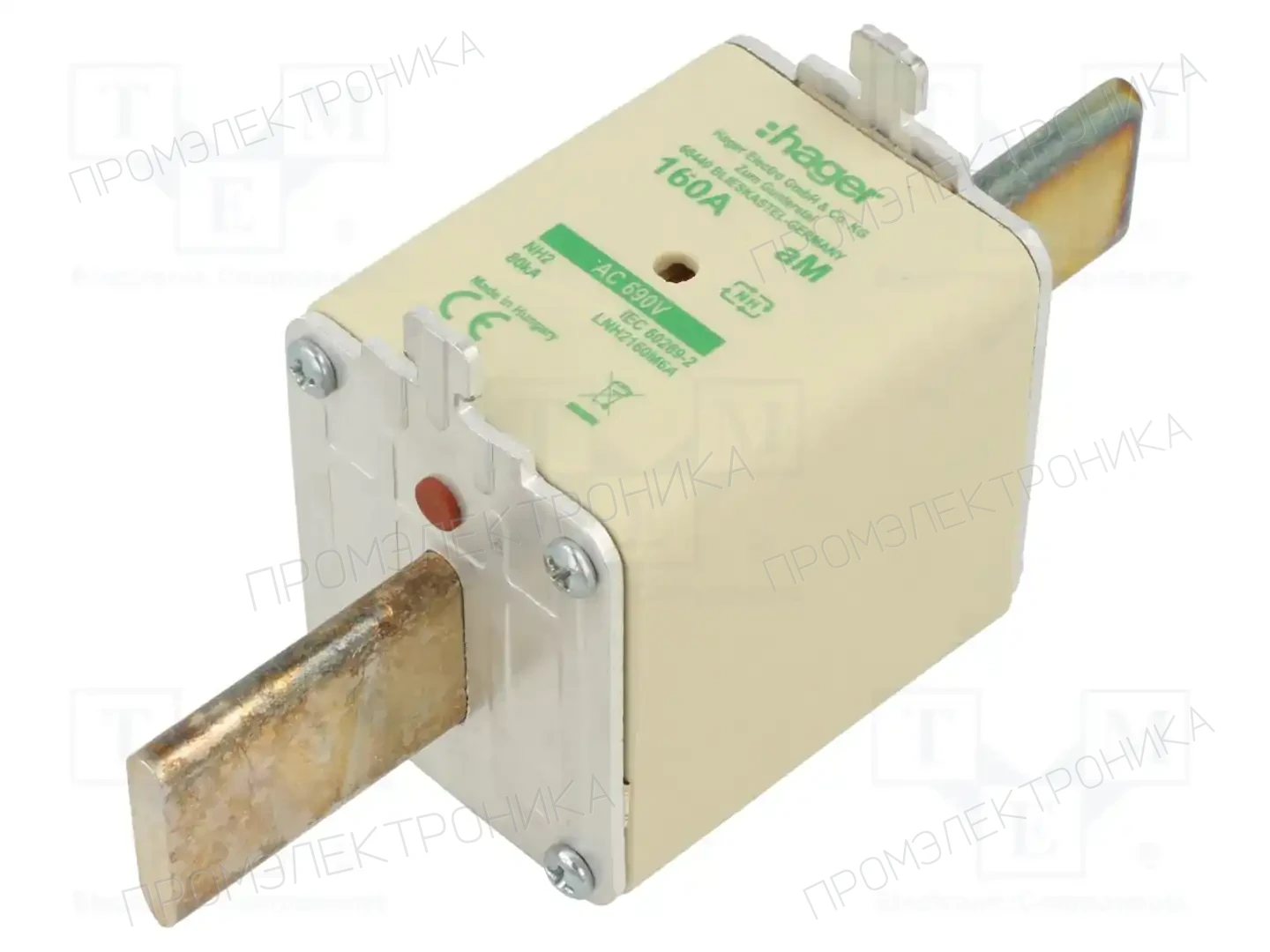 HAGER LNH2160M6A — Предохранители NH