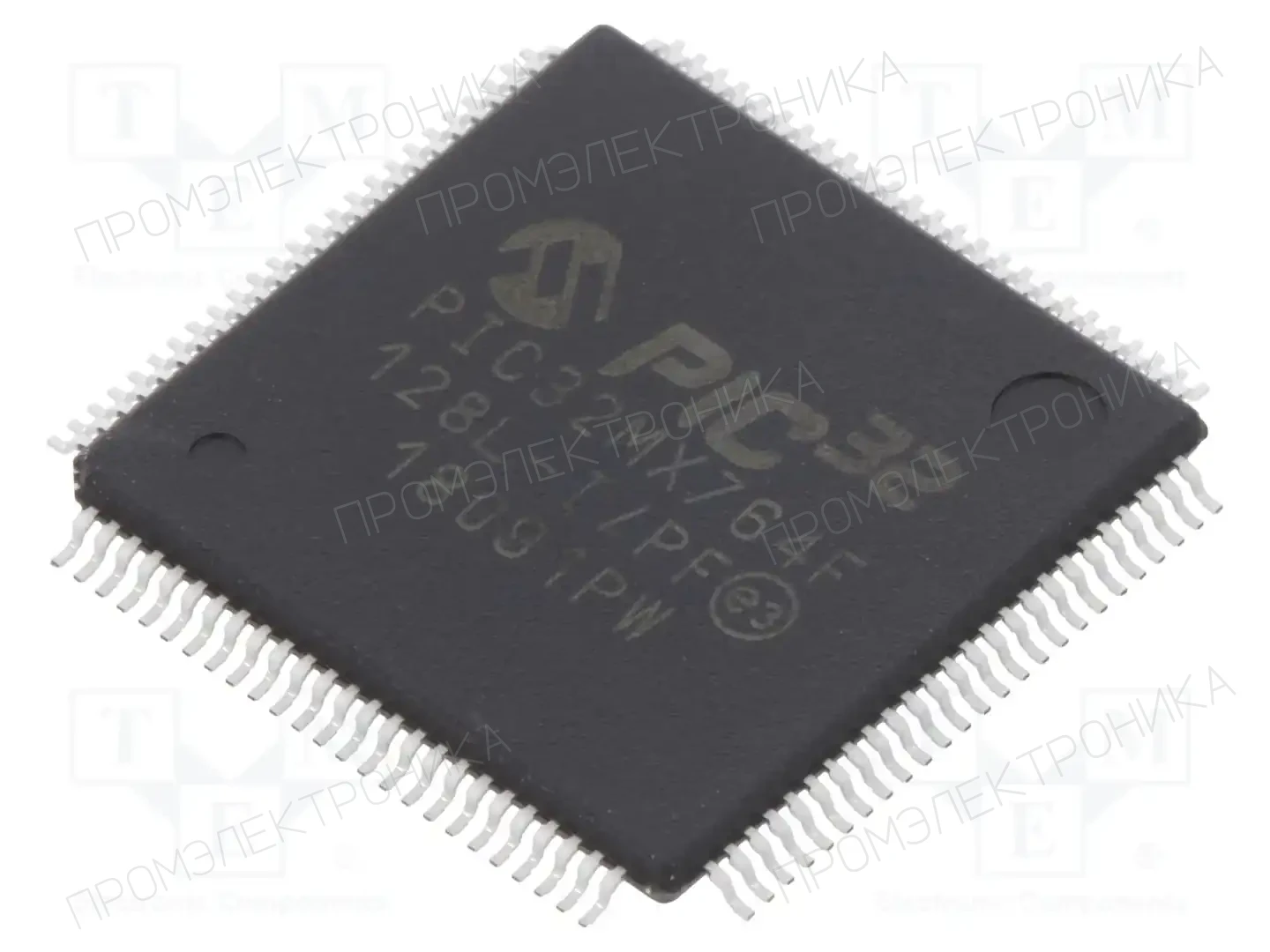 Microchip Technology PIC32MX764F128L-I/PF — Линейка PIC32 32-bit