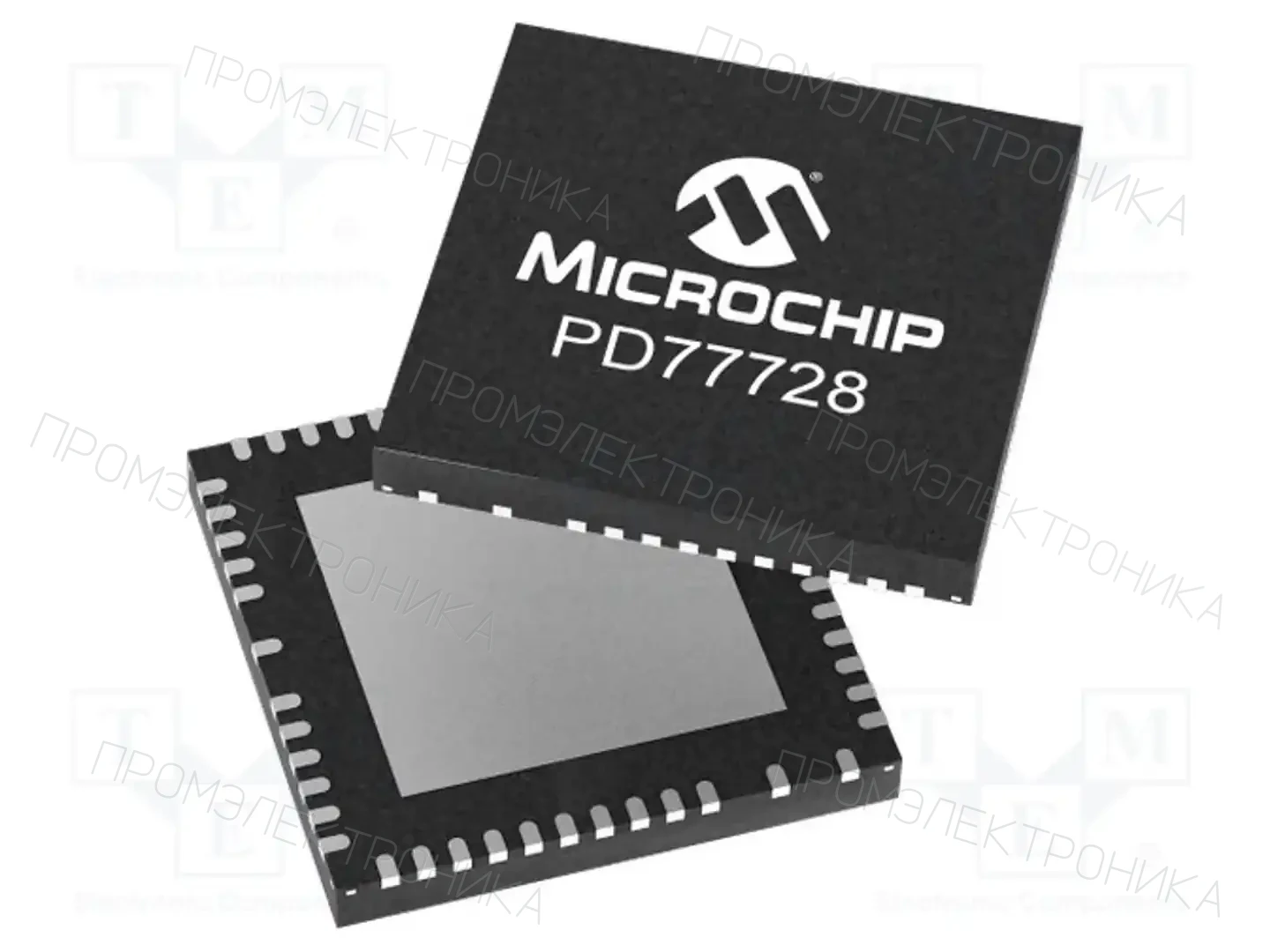 Microchip Technology PD77728ILQ-0111-TR — Микросхемы - интерфейс Ethernet