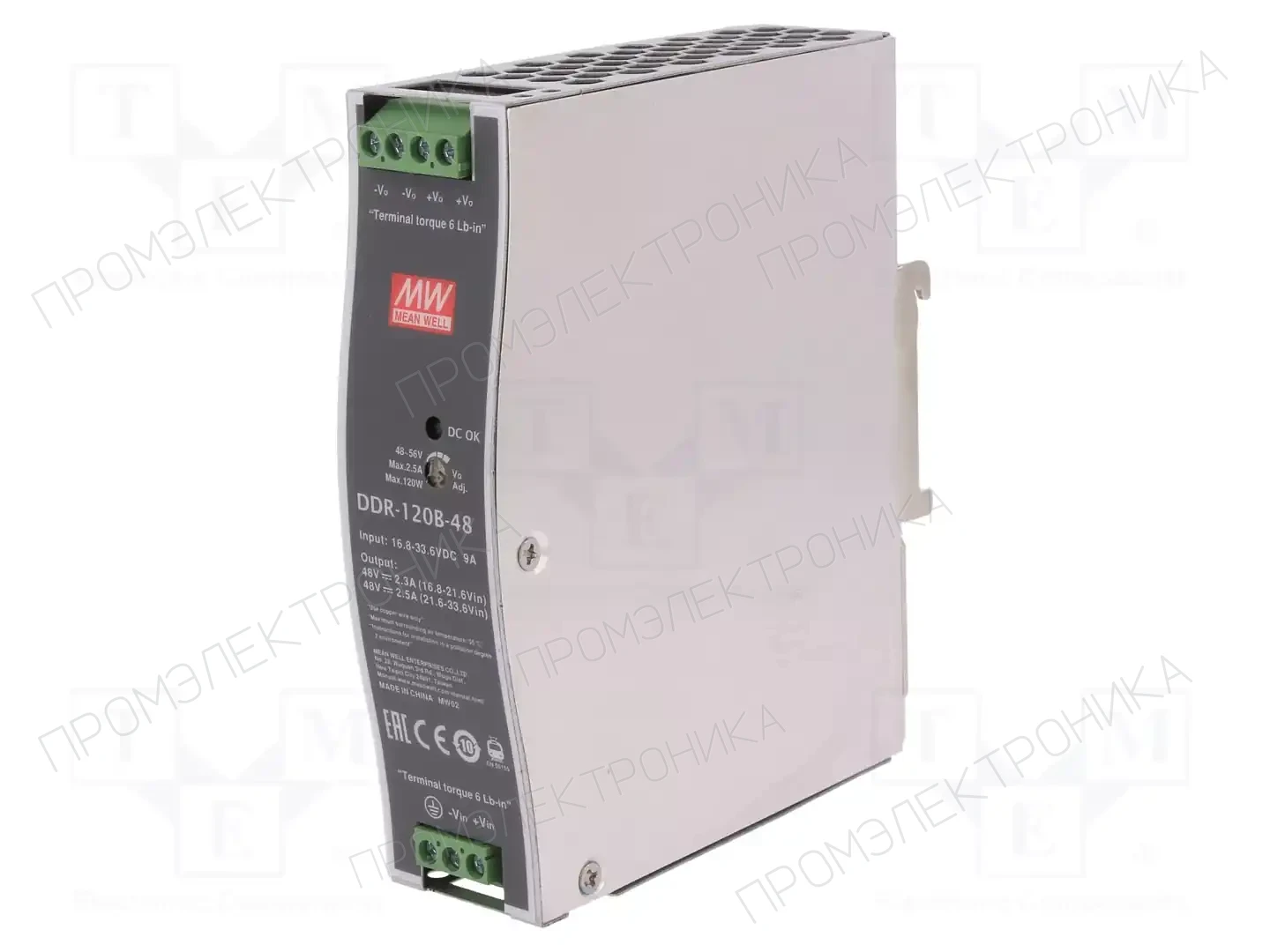 MEAN WELL DDR-120B-48 — Преобразователи DC/DC