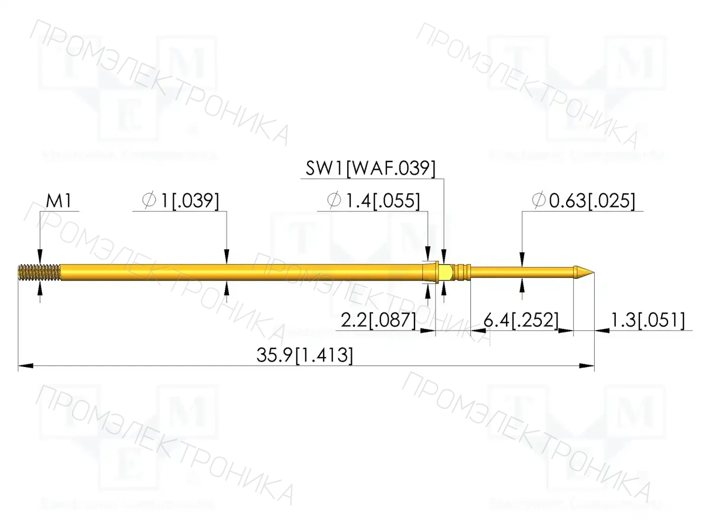 INGUN GKS-075 201 078 A 1502 M — Измерительные щупы
