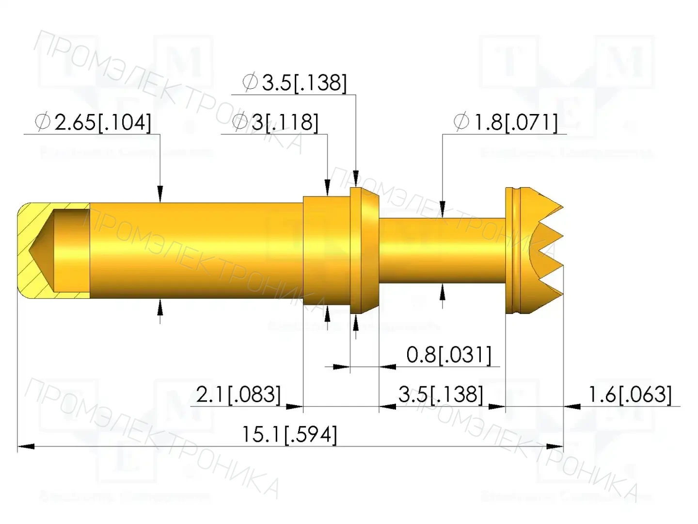 INGUN HSS-520 306 350 A 1502 Z — Измерительные щупы