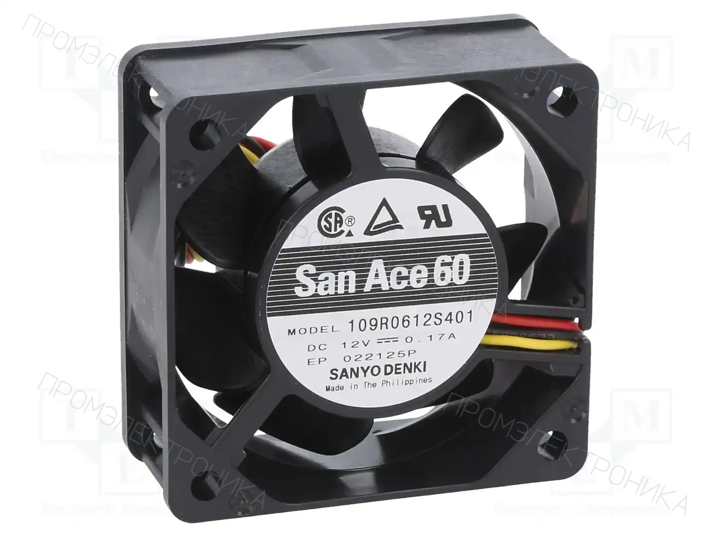 SANYO DENKI 109R0612S401 — Вентиляторы DC 12V