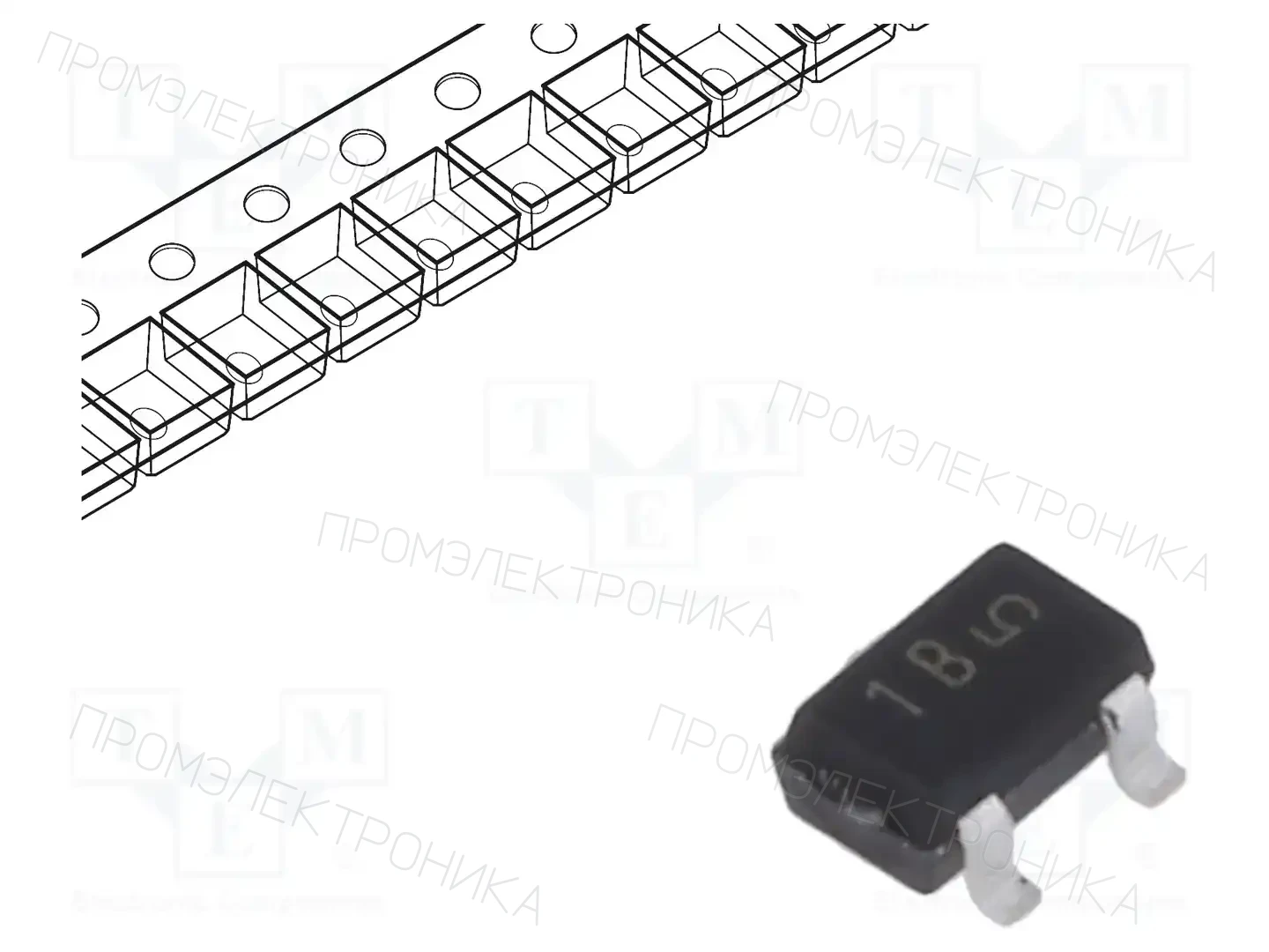 onsemi BC846BWT1G — Транзисторы NPN SMD